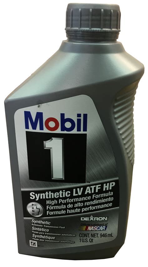 mobil one synthetic lv atf hp|mobile one transmission fluid 124715.